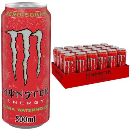 Monster Ultra Watermelon Energy Drink – 24 Pack