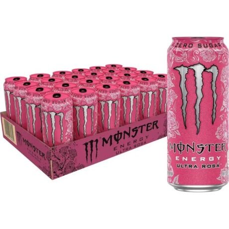 Monster Ultra Rosa Zero Sugar Energy Drink Cans (24x500ml)