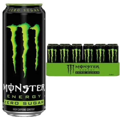 Monster Original Zero Sugar Energy Drink Cans (24x500ml)
