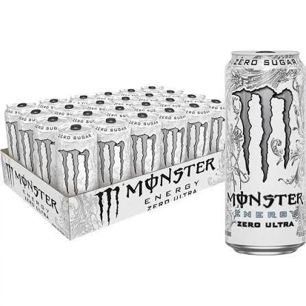 Monster Ultra White Energy Drink Cans (24x500ml)