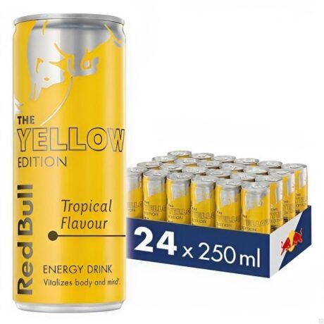Red Bull The Yellow Edition Energy Drink Tropical Cans (24x250ml)