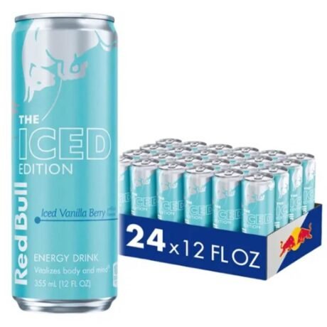 Red Bull The Ice Edition Iced Vanilla Berry Energy Drink Cans (24x250ml)