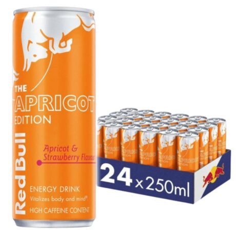 Red Bull The Summer Edition Energy Drink Apricot Strawberry Cans (24x250ml)